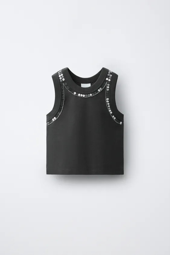 SEQUINNED TOP | Zara UK