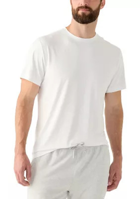 ZELOS Men's Solid Performance T-Shirt, White, Large | Belk