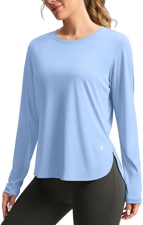 Women's Sun Shirts UPF 50+ Long Sleeve UV Protection Shirt Lightweight Quick Dry Workout Hiking T... | Amazon (US)
