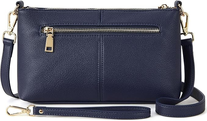 BOSTANTEN Small Purses for Women Crossbody Bags Leather Wristlet Purses Envelope Clutch Purse | Amazon (US)