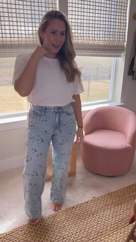 The most STUNNING pair of spring denim jeans for under $30 🌸👖

Regan @bloomingnest shared these & I knew I had to have them! I am wearing a size 8 (size down, they run big) in these light blue relaxed straight jeans from Target! I paired them with a white eyelet sleeve top (size Large) from Target! 


#sharewhatyouwear #getintothisstyle #stylevibes #reallifeandstyle #whowhatwear #realoutfitgrwm #midsziedenim #denimlove #target @target @targetstyle

#LTKmidsize #LTKfindsunder50 #LTKstyletip