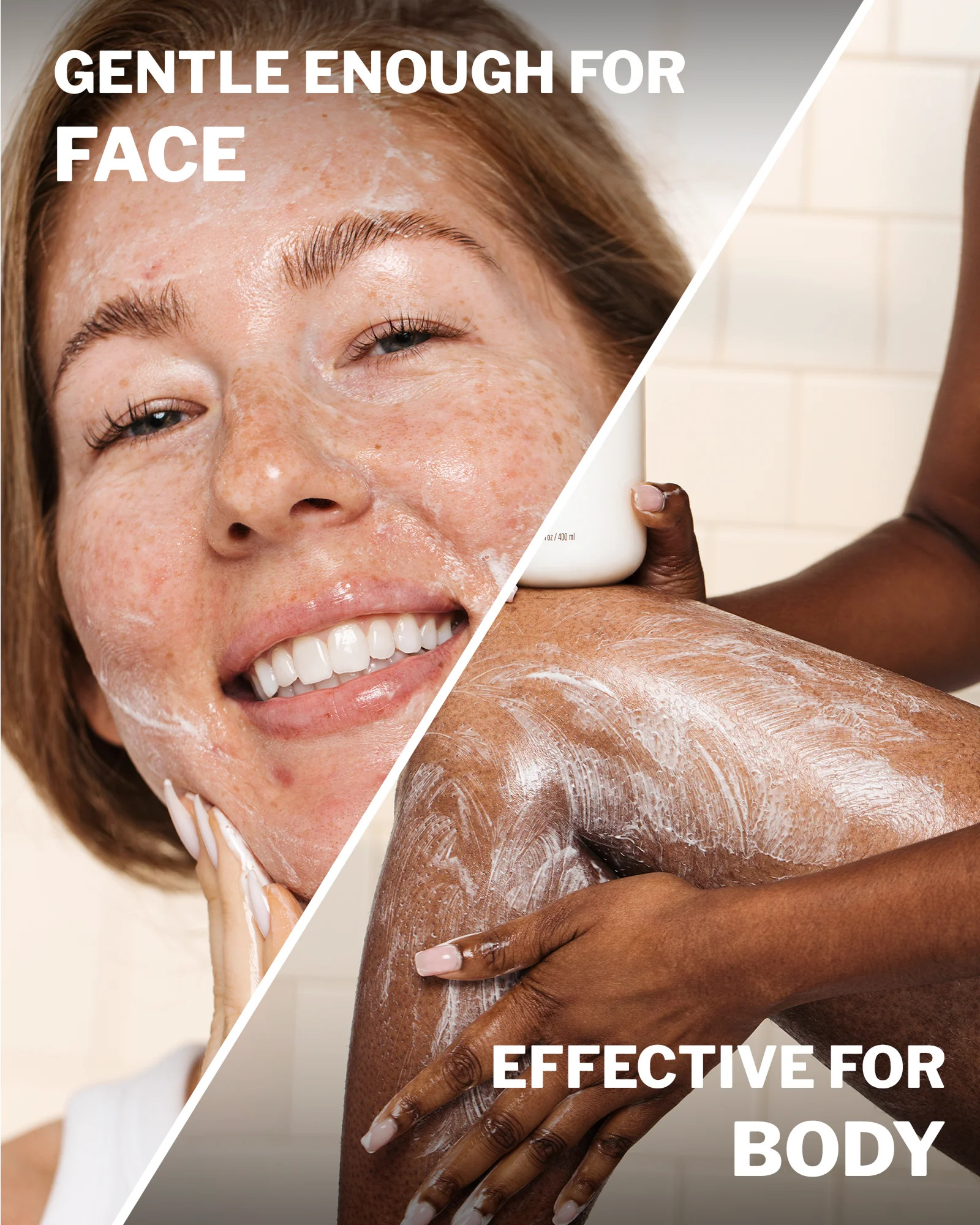 milky-soft face and body | FACE & BODY WASH | Cocokind