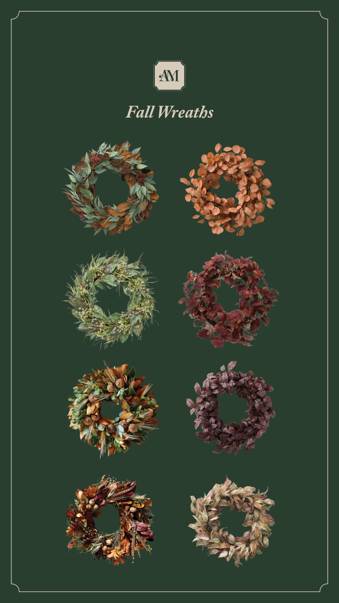 Dress up your front door for fall with any of these stunning wreaths! 

#LTKSeasonal #LTKHome