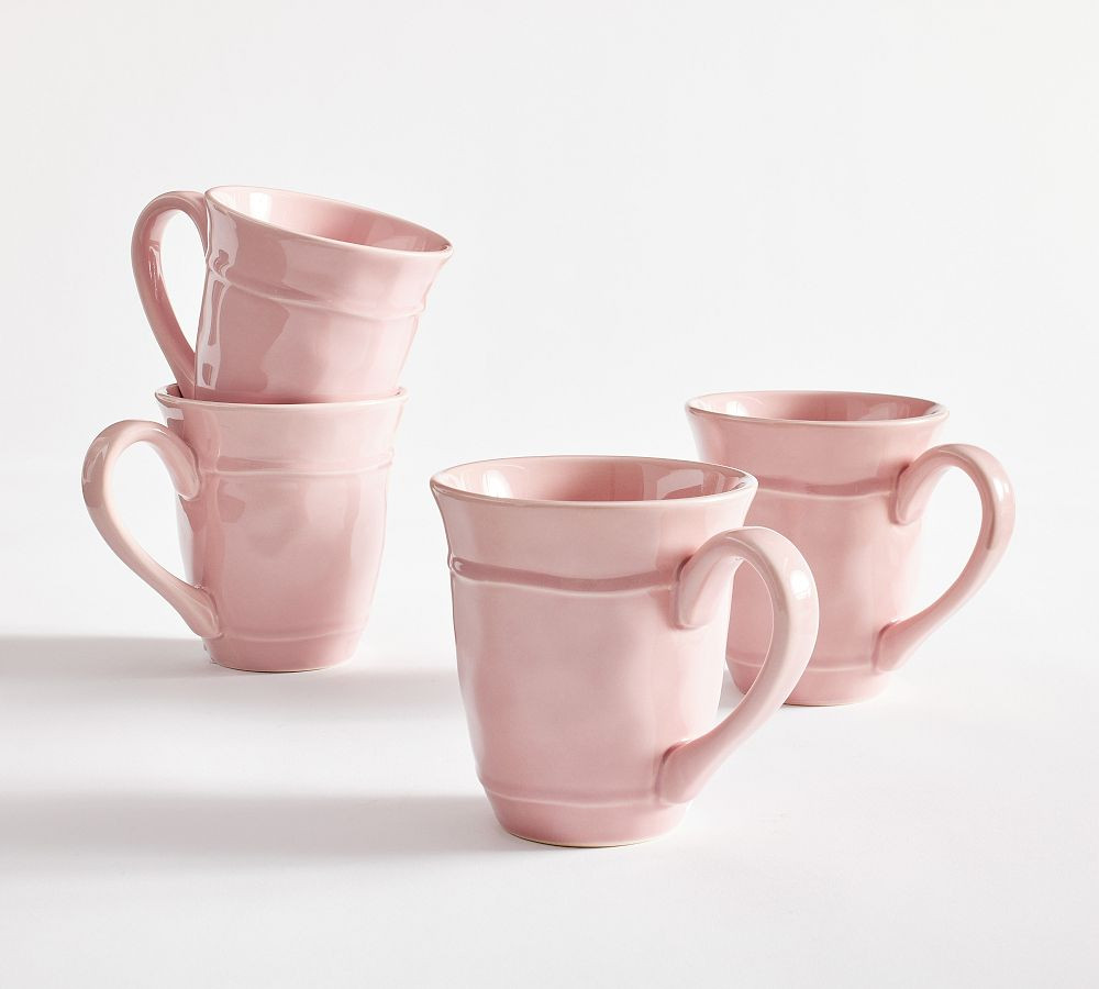 Cambria Handcrafted Stoneware Mugs - Set of 4 | Pottery Barn (US)
