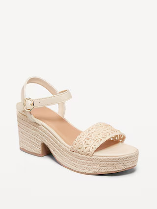 Espadrille Platform Sandals | Old Navy (US)