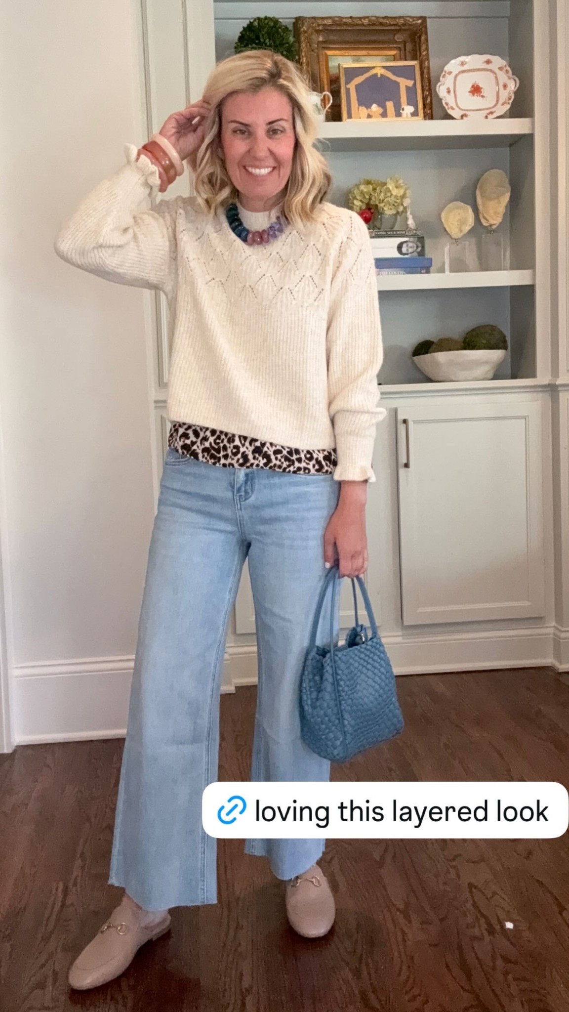 I just love a layered look! Mix and match the pieces you already have in your closet and go! 

Sweater - xs
Tank - small
Jeans - 25
Shoes - 8 

#LTKOver40 #LTKdayinmylife #LTKmomlife