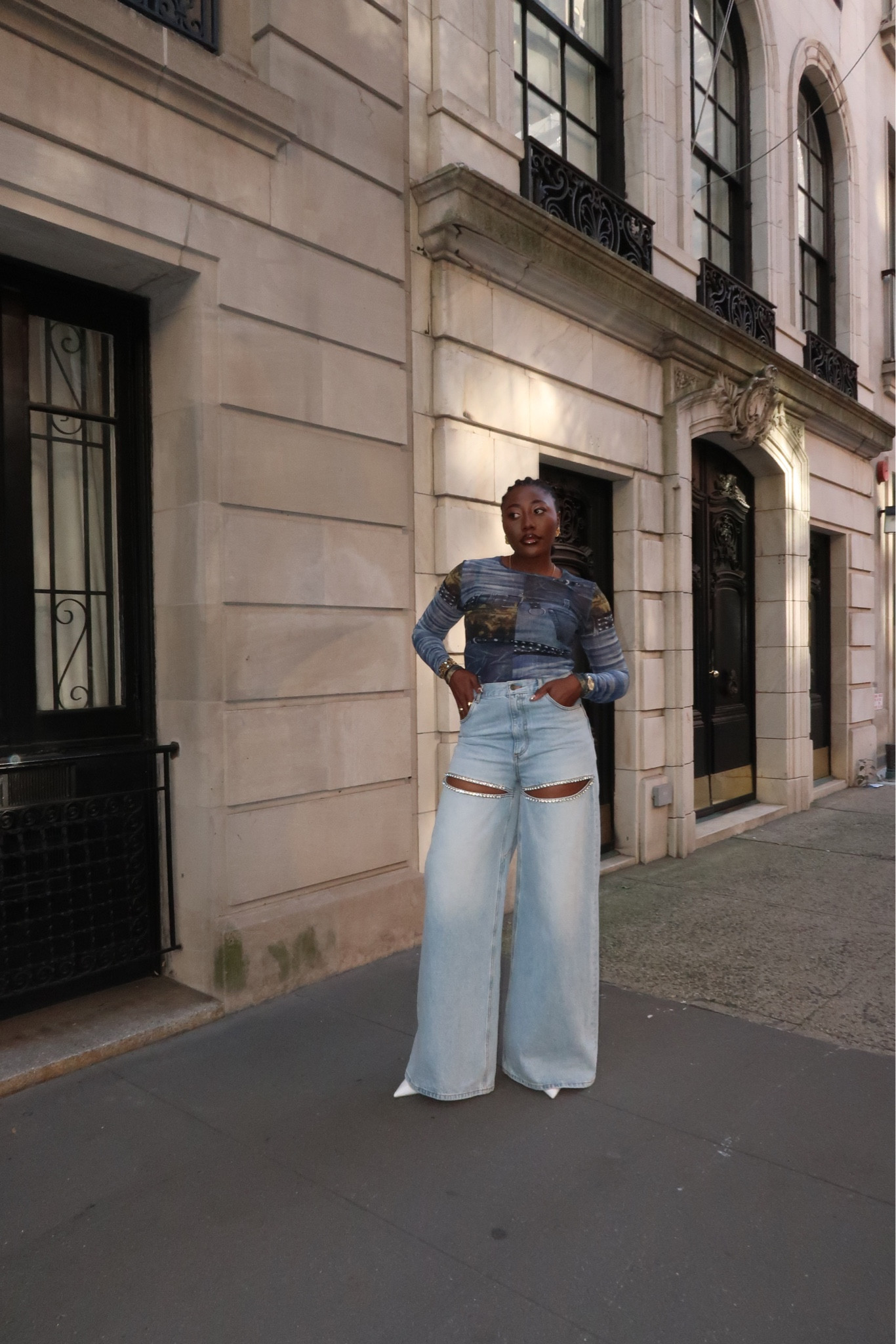 Elevate your fashion with this highly complimented area wide leg jeans #designer #areajeans 

#LTKGiftGuide #LTKStyleTip