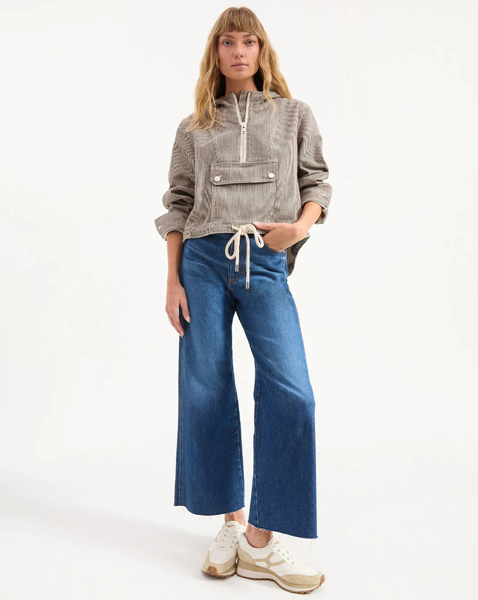 Taylor Cropped Wide-Leg Jean | Veronica Beard