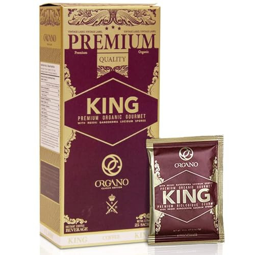 ORGANO King of Coffee, Organic Premium Ganoderma Lucidum (25 Sachets) | Amazon (US)
