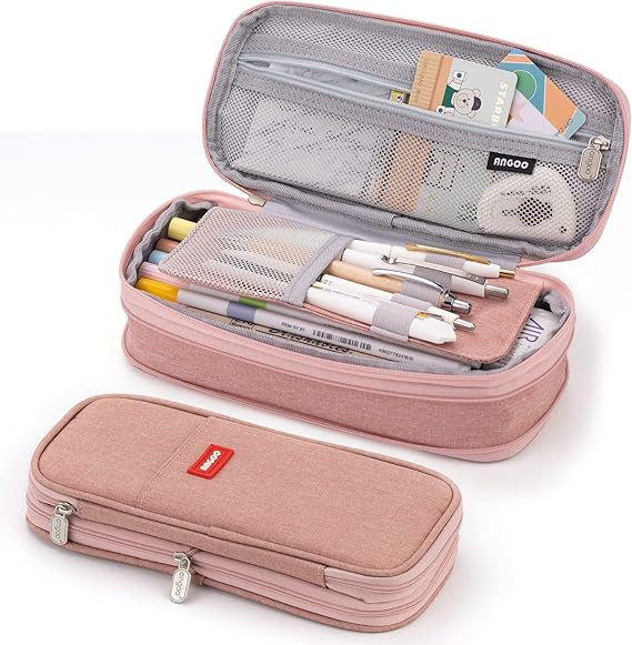 EASTHILL Big Capacity Pencil Case Large Pencil Pouch Stationery Pen Bag for Teen Girls | Amazon (US)