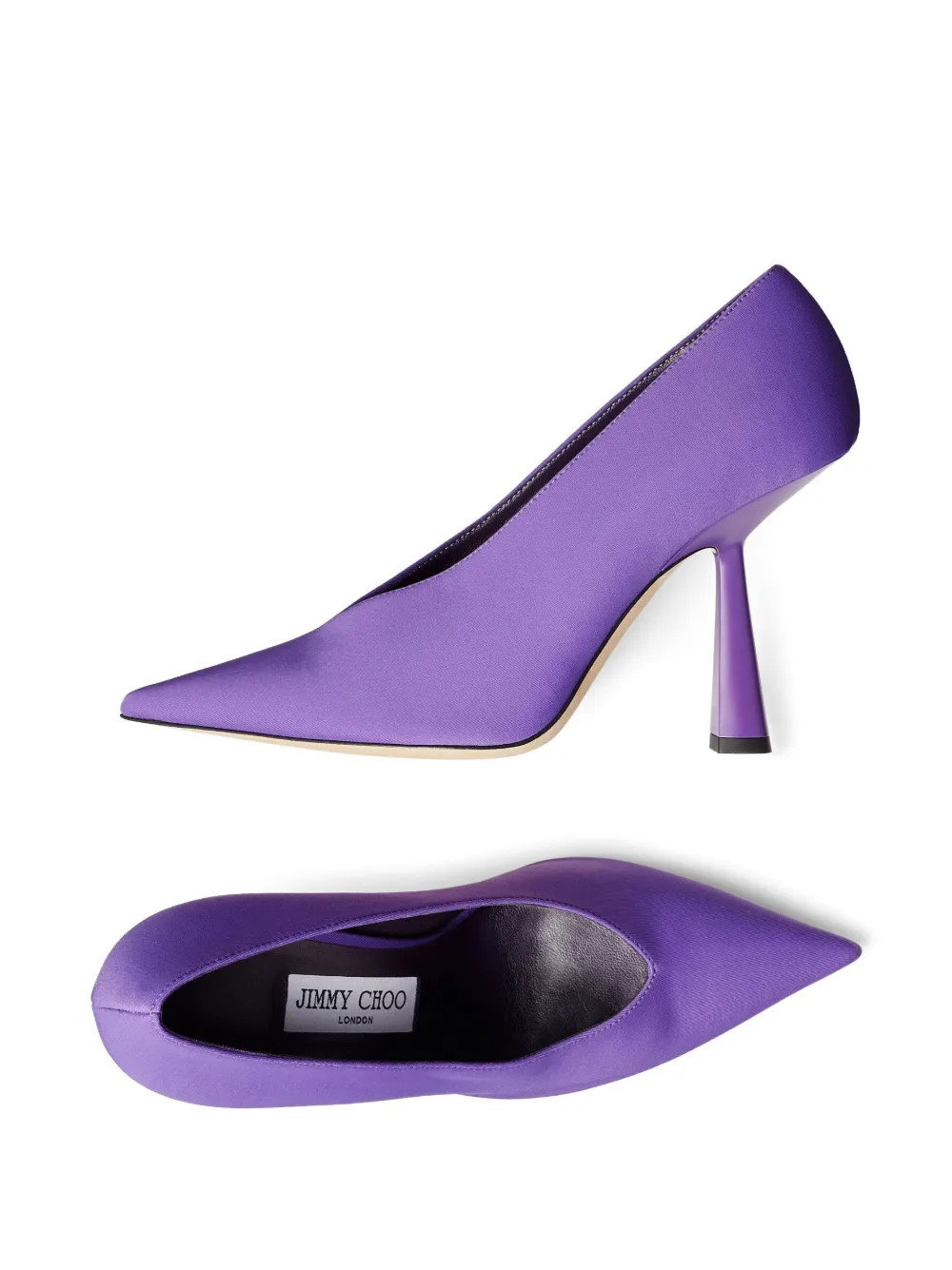 Jimmy Choo Maryanne 100mm pointed-toe Pumps | Purple | FARFETCH | Farfetch Global