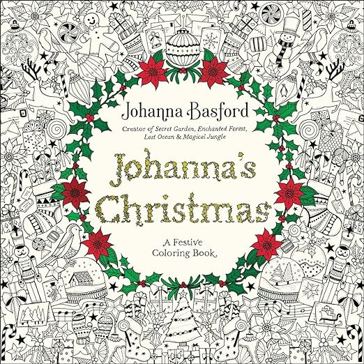 Johanna's Christmas: A Festive Coloring Book for Adults      Paperback – Coloring Book, October... | Amazon (US)
