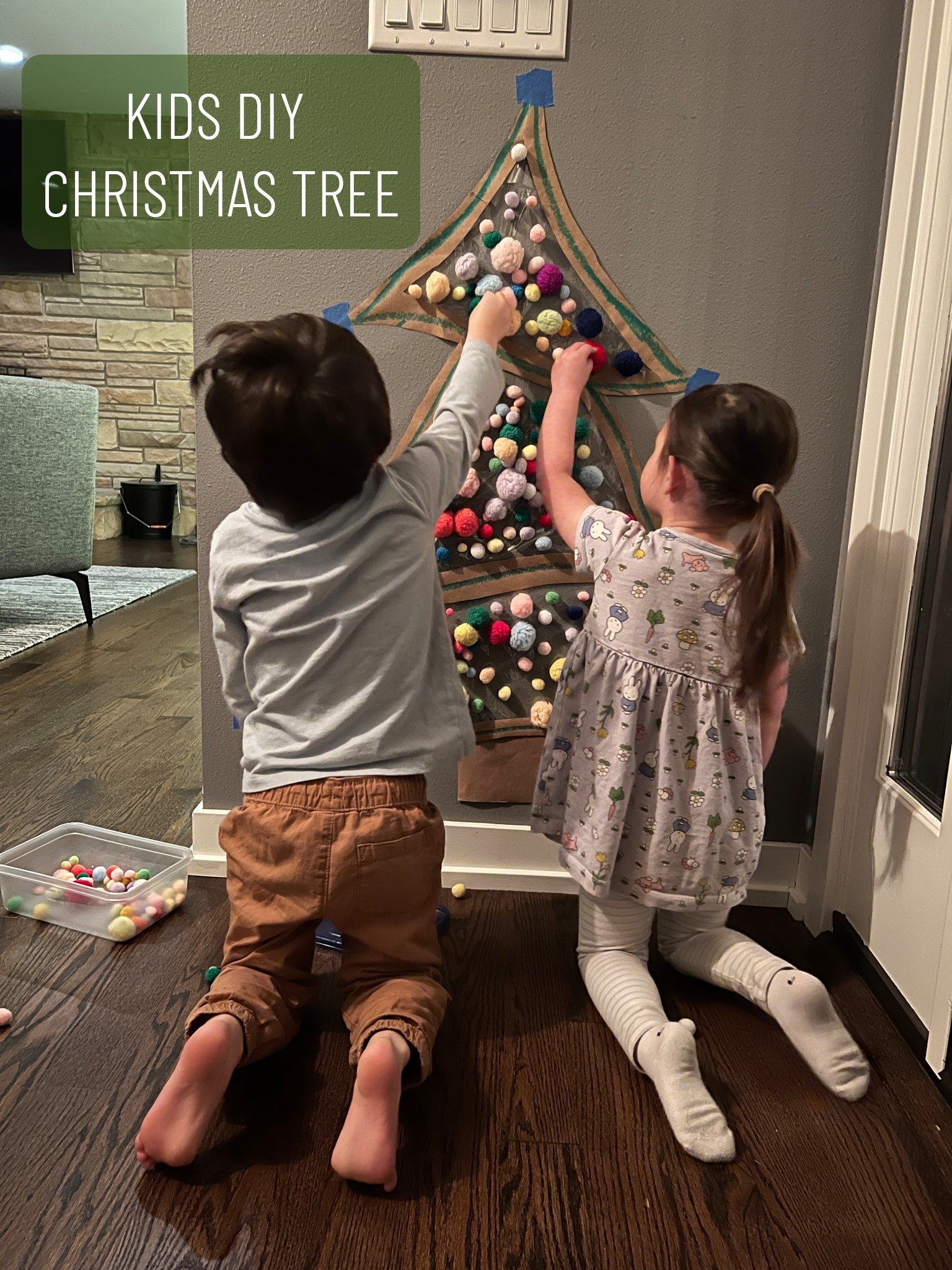 Super fun Christmas craft project. But learn from me and use my tips below. 

The “backing” is clear packing tape. Which makes it tricky to get into place on the tree cut out. 

1. Cut your tree shape out with “thicker than you think” edges. Set aside
2. Lay LONG strips of packing tape down, sticky side up with a slight overlap. Eyeball the width and height. You can add more after if needed. 
3. Lay the cut out on top of the packing tape and trim the excess off. Ask a friend for help. I did mine alone and it was harder than necessary because the cut out has no stability. 

My kids loved doing it and naturally argued over whose room it would be closest too 😂

Material linked  

#LTKHoliday #LTKmomlife #LTKKids