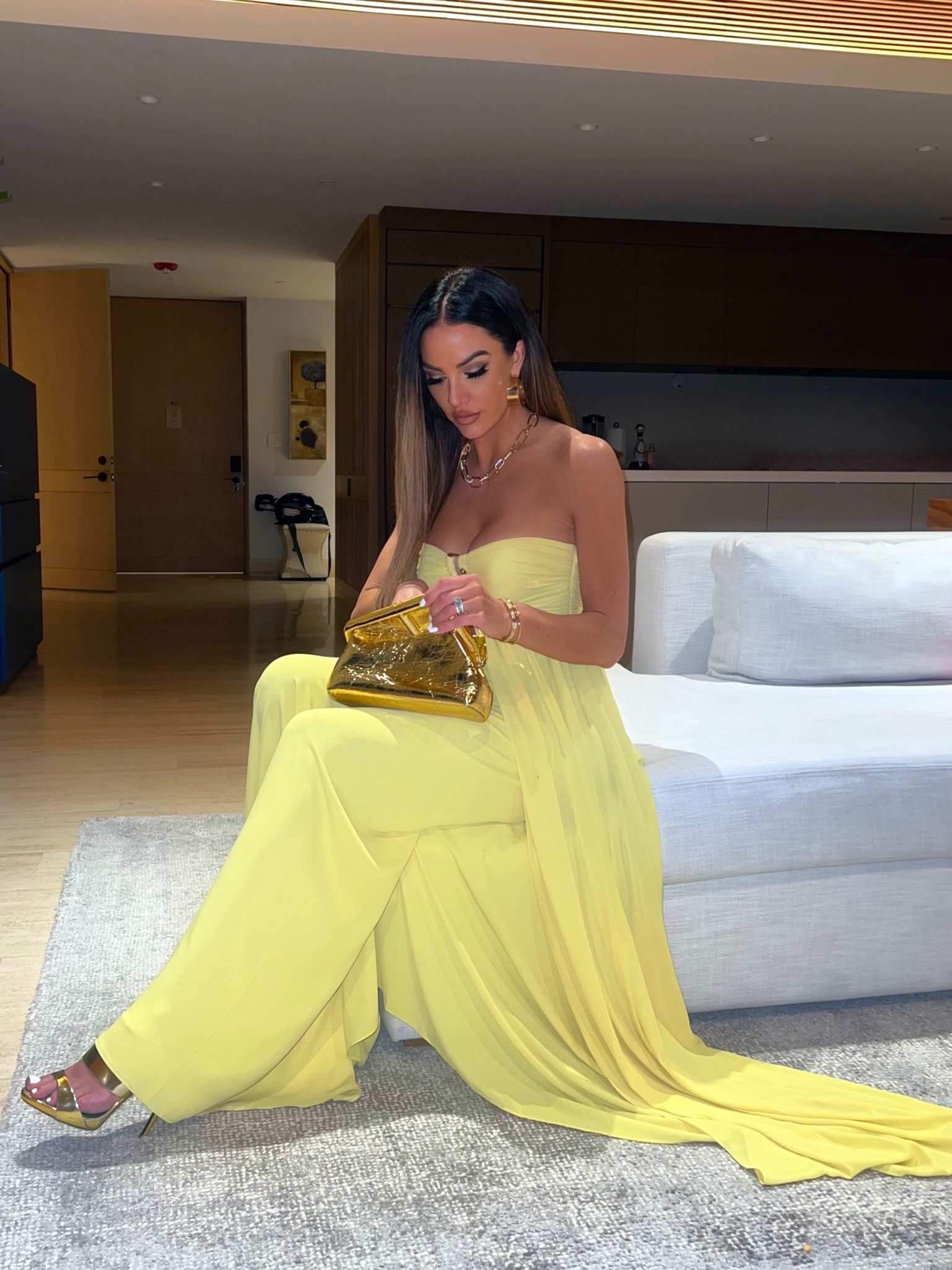 Yellow Canary Alexis two-piece set, perfect for dinner at Bagatelle on the beach! Paired with statement shoes from
Giuseppe Zanotti! 🍋 

#LTKshoecrush #LTKtravel #LTKparties