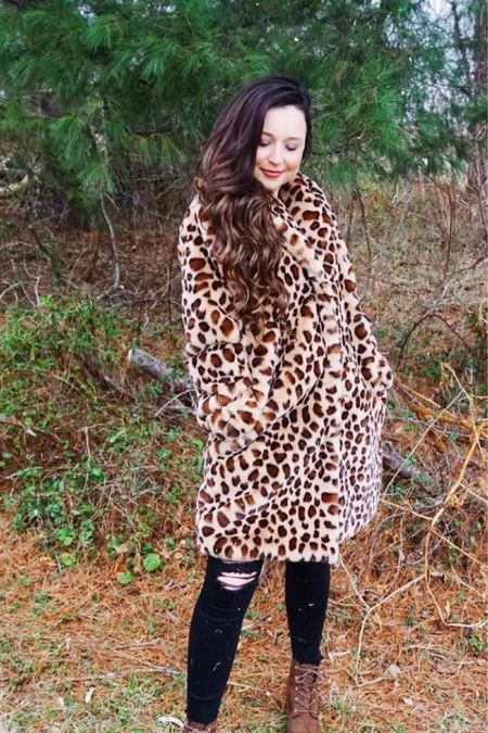 Leopard faux fur coat 

#LTKworkwear #LTKHoliday #LTKSeasonal