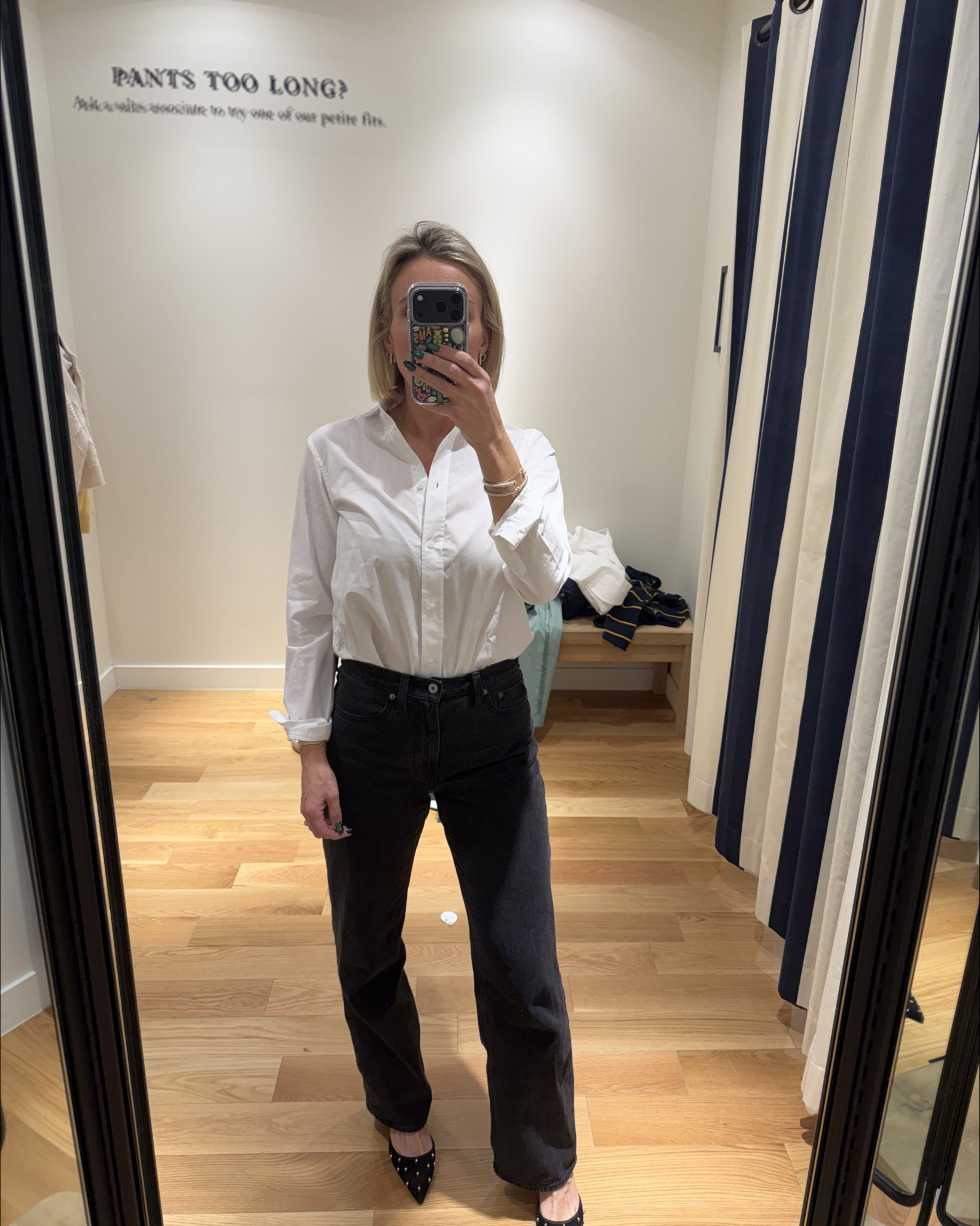 White button down with the cutest lace detail under $100!

#LTKFindsUnder100 #LTKdayinmylife #LTKootd