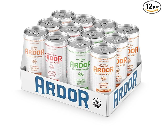 ARDOR 4 flavor TROPICAL variety pack [Tropical Mango/Mexican Lime/Pink Grapefruit/White Peach], F... | Amazon (US)