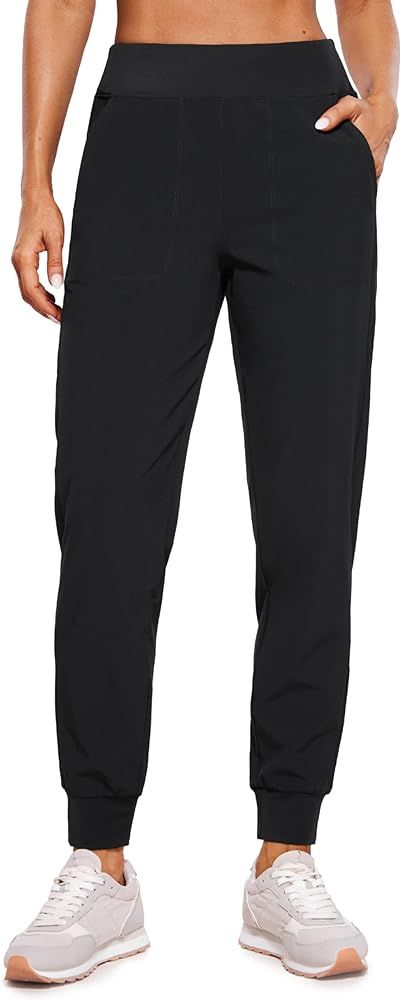 CRZ YOGA Womens Joggers Pants with Pockets Lightweight Workout Travel Casual Golf Hiking Pants fo... | Amazon (US)