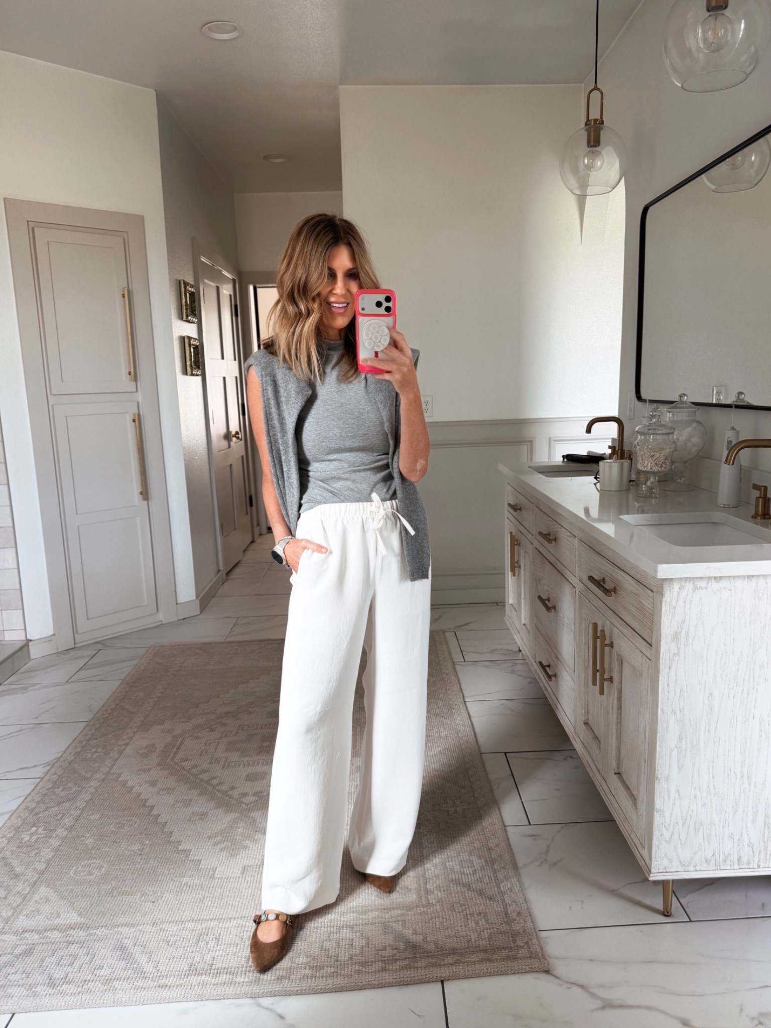 Ootd
Size small pants
Size medium top and cardigan

#LTKOver40 #LTKdayinmylife #LTKgrwm