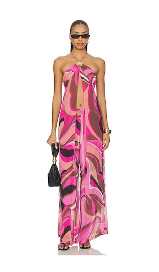 Coral Lobster Drape Top in Dolce Pink | Revolve Clothing (Global)