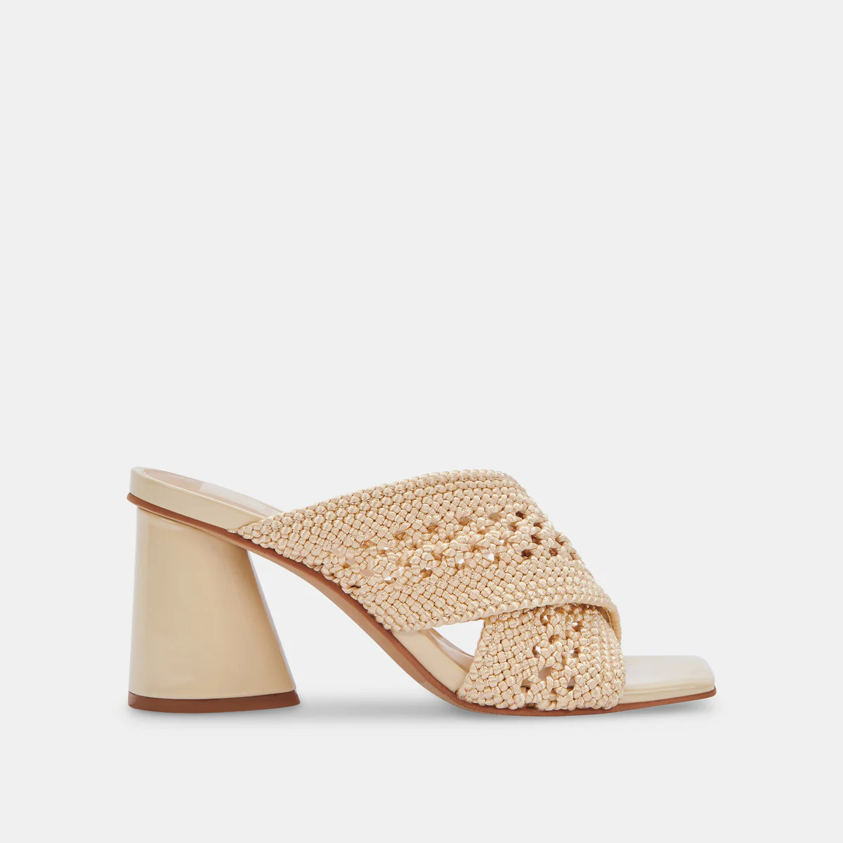 PATCH HEELS VANILLA WOVEN | DolceVita.com