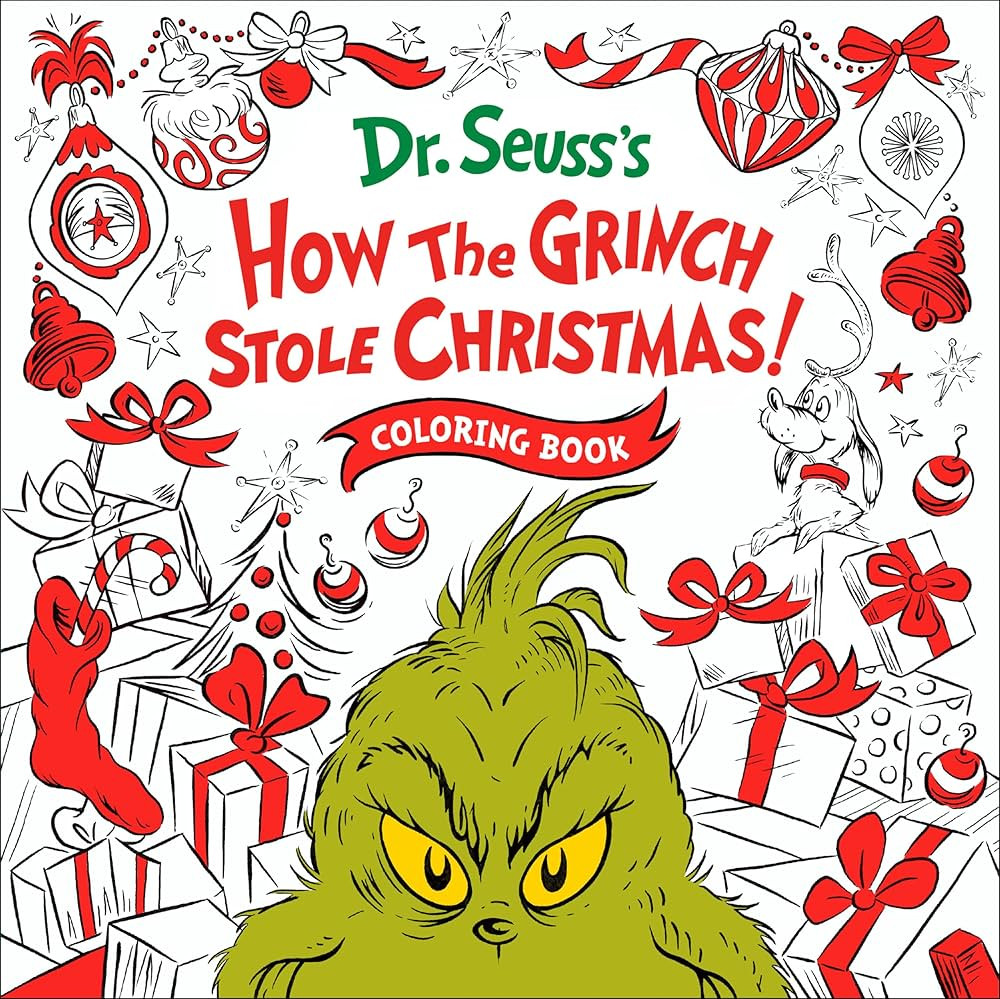 How the Grinch Stole Christmas! Coloring Book (Dr. Seuss Coloring Books for Adults and Kids) | Amazon (US)