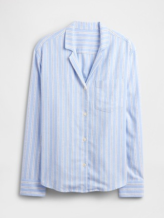 Relaxed Flannel Sleep Shirt | Gap Factory