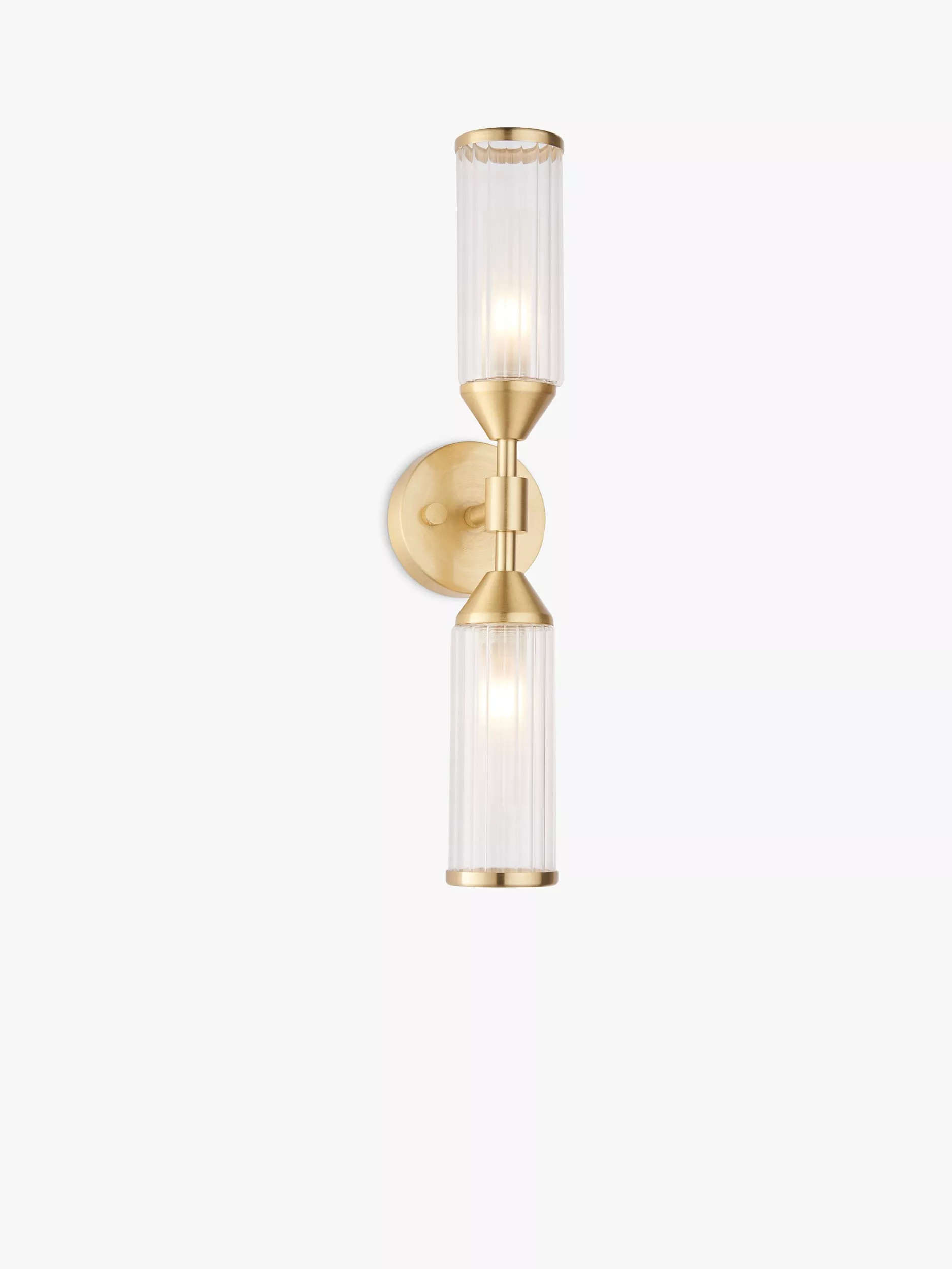 Bay Lighting Ayden Wall Light, Gold | John Lewis (UK)