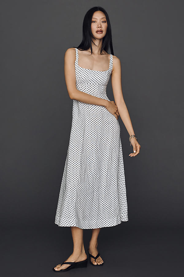 Sabine Linen Midi Dress | Anthropologie (US)