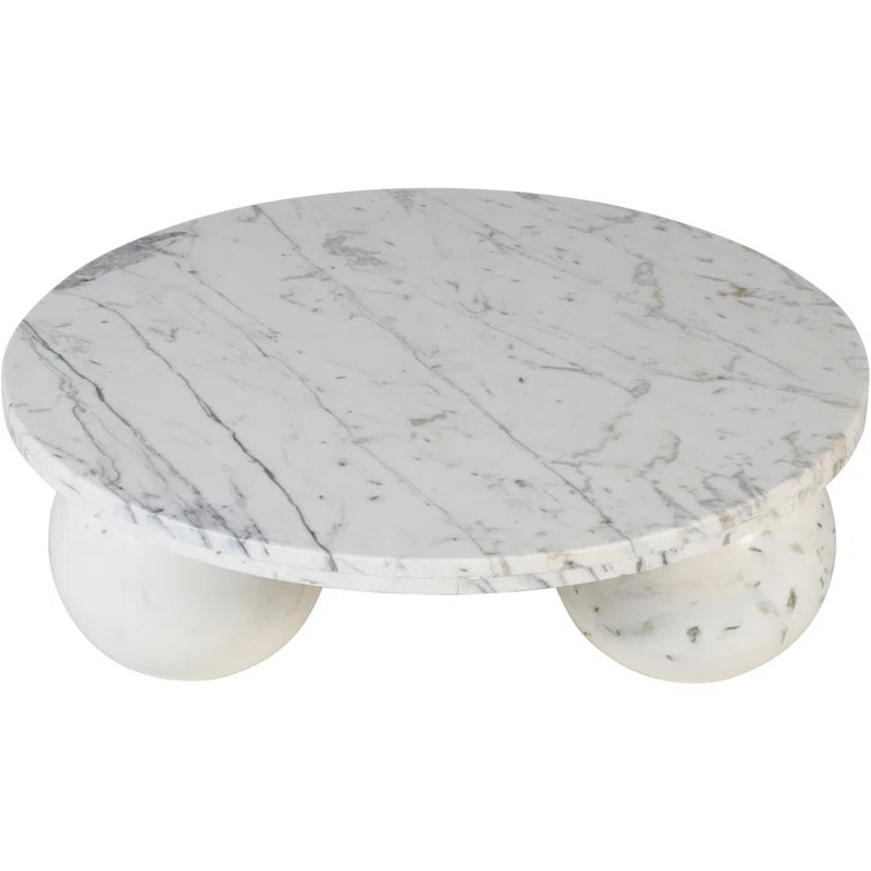 Heads can't help but turn when you add this lovely Spherical coffee table to your space. Three ro... | Wayfair North America