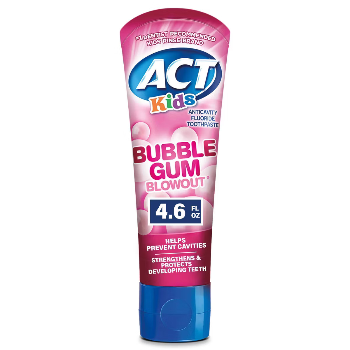 ACT Kids' Toothpaste Bubblegum - 4.6oz | Target