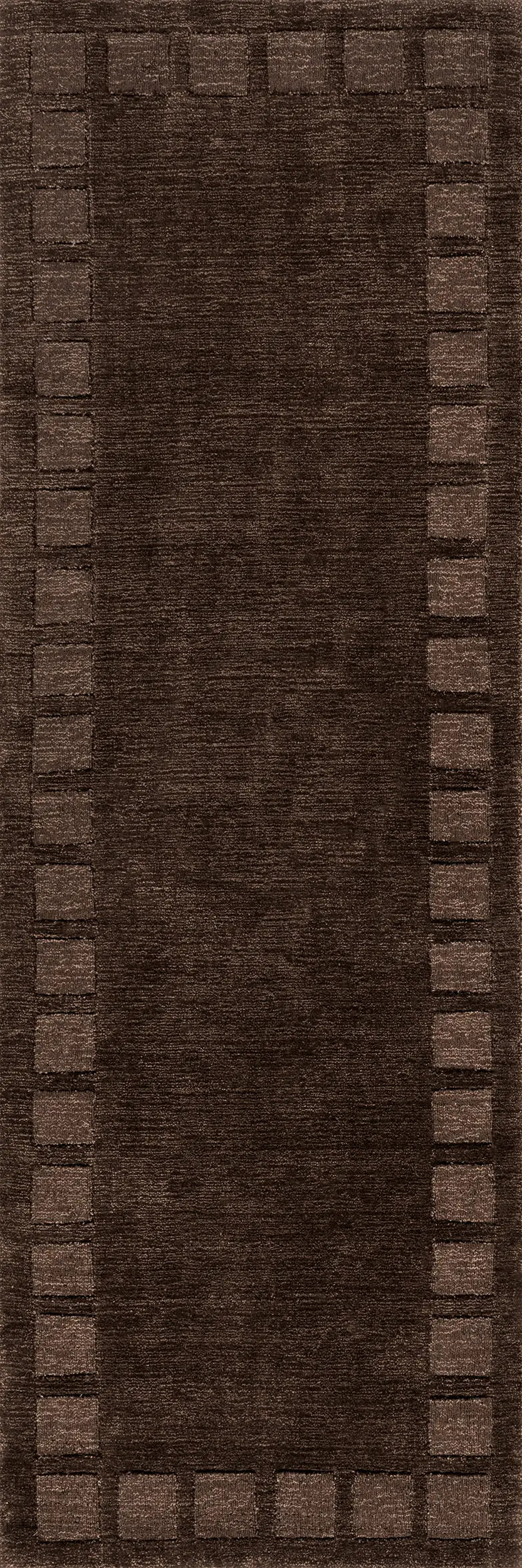 Petra High-Low Wool-Blend Rug | Truffle Brown | Rugs USA