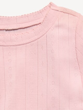 Snug-Fit Pointelle-Knit Pajama Set for Toddler & Baby | Old Navy (US)