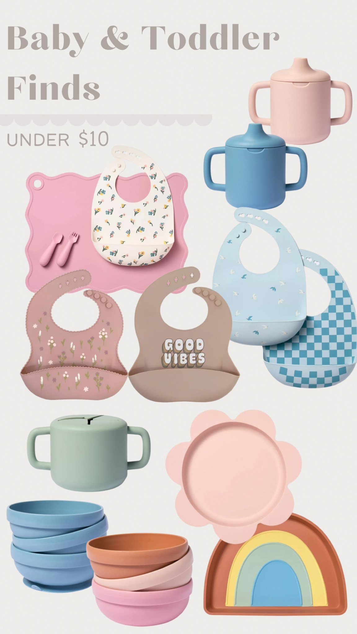 Baby and toddler feeding finds under $10. I love the silicone and cute designs! 

#LTKKids #LTKBaby #LTKFindsUnder50