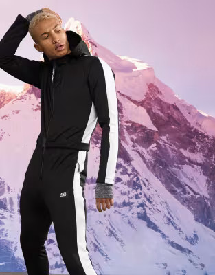 ASOS 4505 ski suit in slim fit with side stripe | ASOS (Global)
