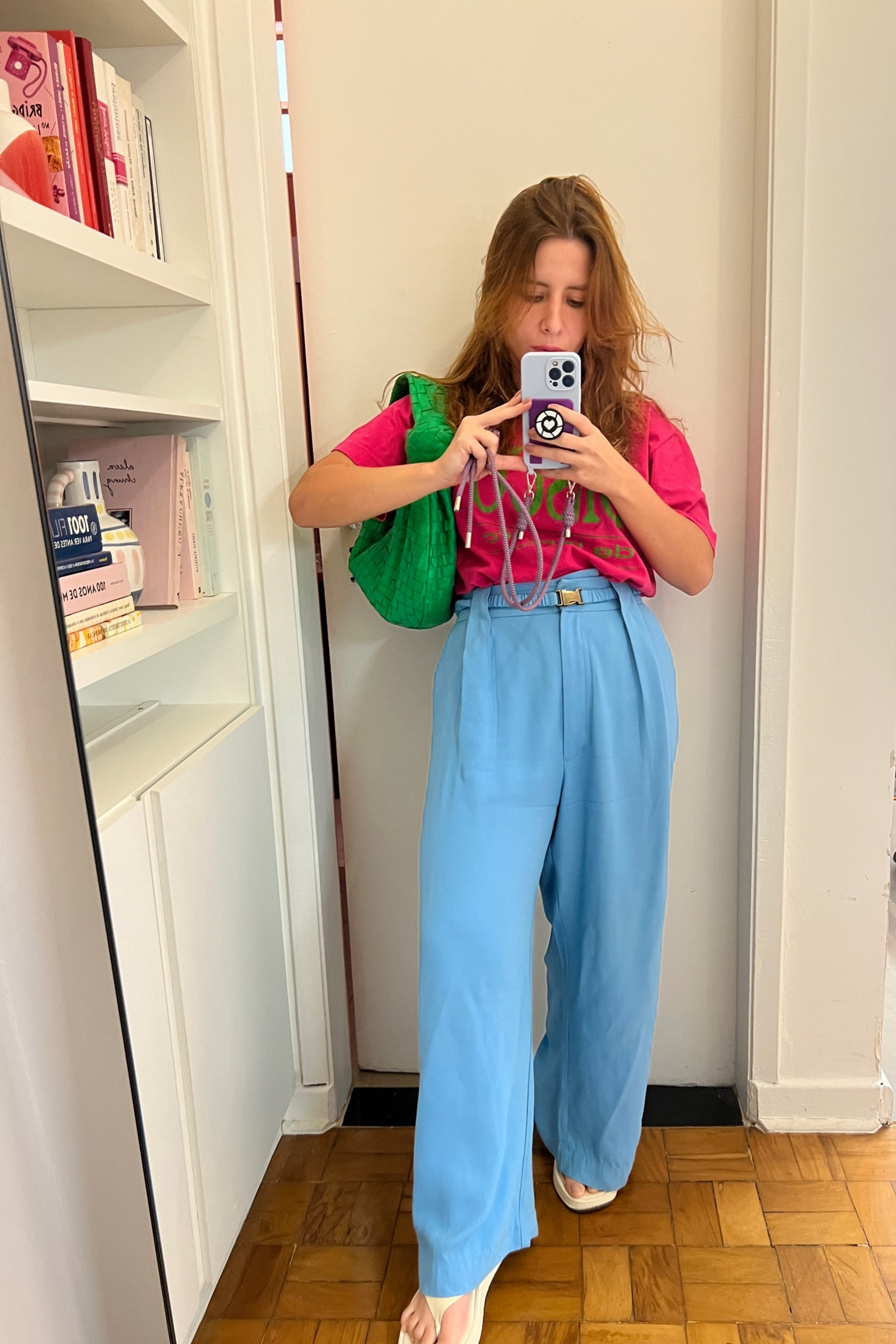 Um look bem colorido 💚💖💙