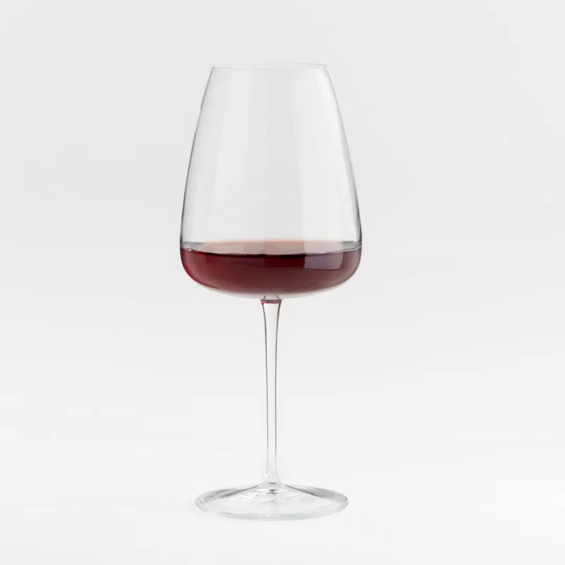 Camille 13-Oz. Long Stem Wine Glass - White + Reviews, Crate & Barrel