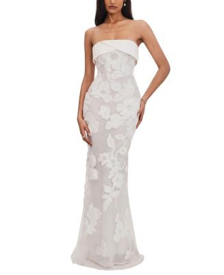Raphaela Floral Strapless Mermaid Wedding Dress | Bloomingdale's (US)