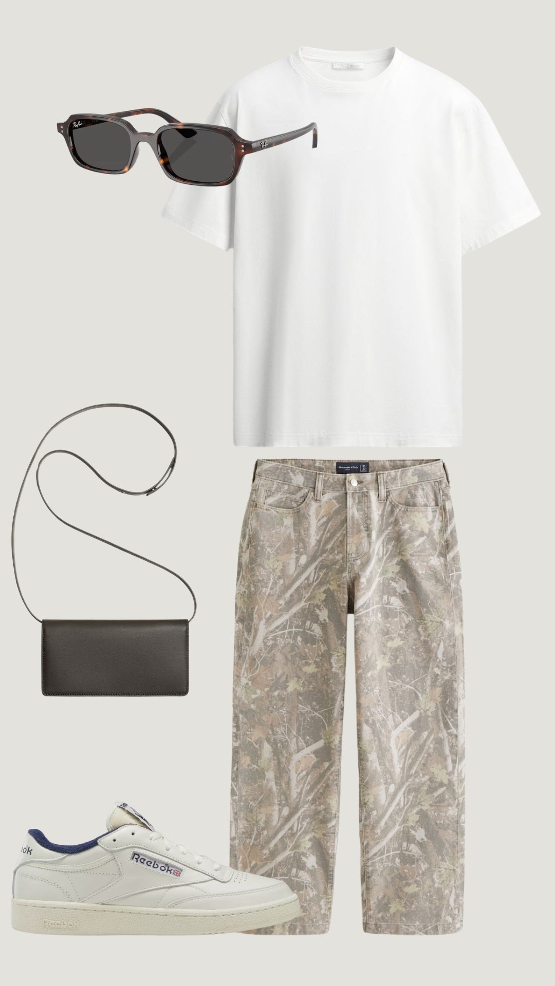 Simple but different. White tee + camo pants adds just enough edge without overdoing it.

Hashtags:
#streetwear #mensfashion #casualfits #camo #outfitideas #minimalstreetwear #mensoutfit #everydayfit #springoutfits #cleanstreetwear #styleinspo #ltkstyle #ltkmen #simplefits #dailyoutfit

#LTKMens #LTKFestival #LTKdayinmylife
