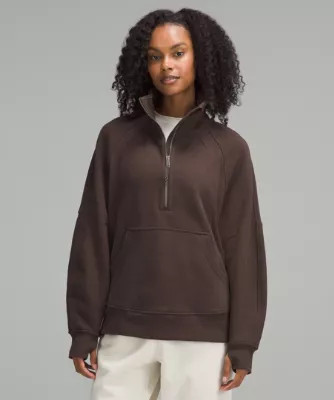 Scuba Oversized Funnel-Neck Half Zip  Long | lululemon (AU)