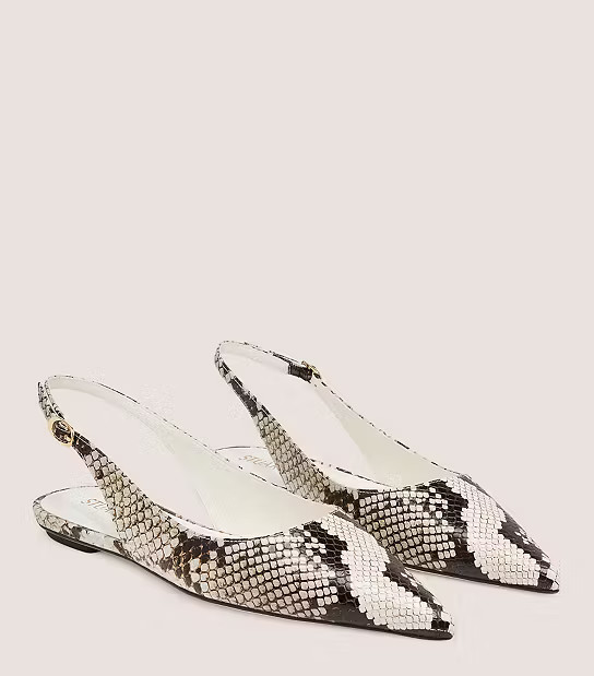 Stuart Sleek Slingback Flat | Stuart Weitzman Outlet