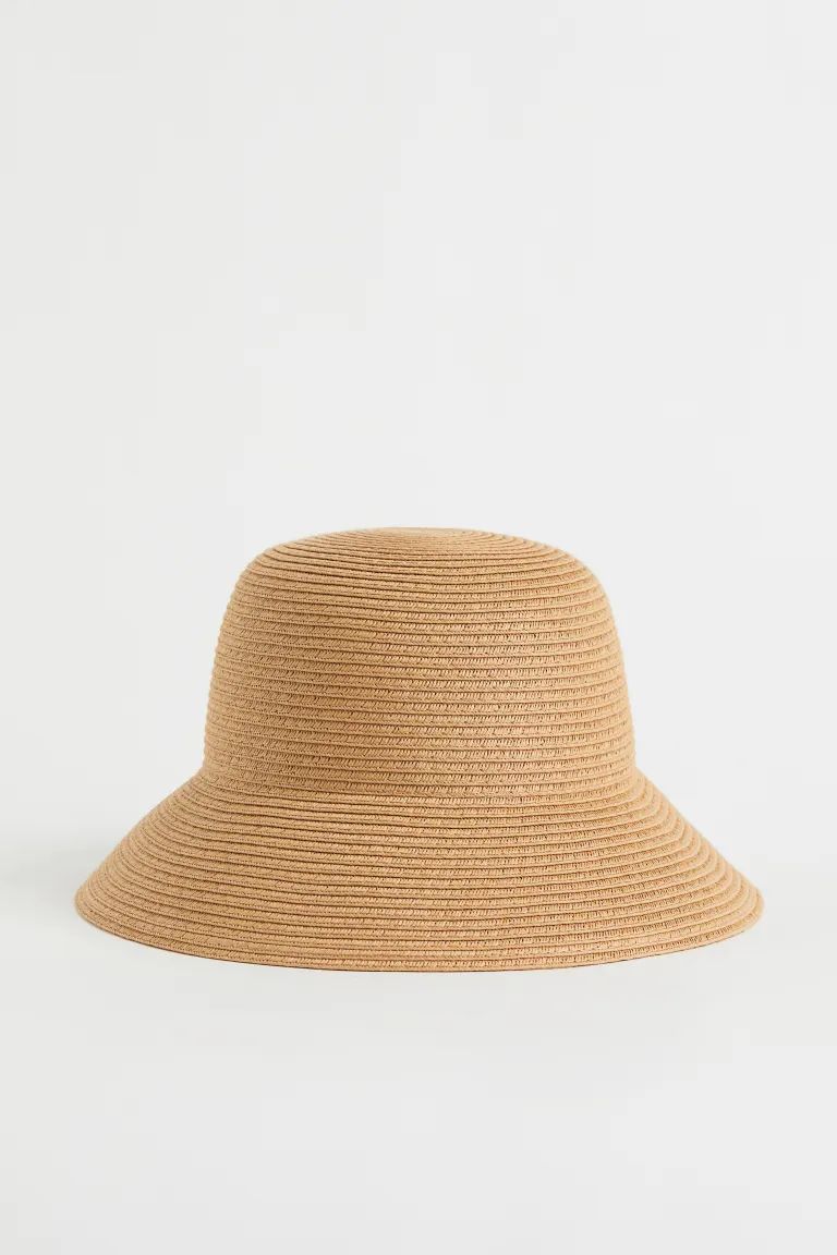 Bucket Hat aus Stroh | H&M (DE, AT, CH, NL, FI)