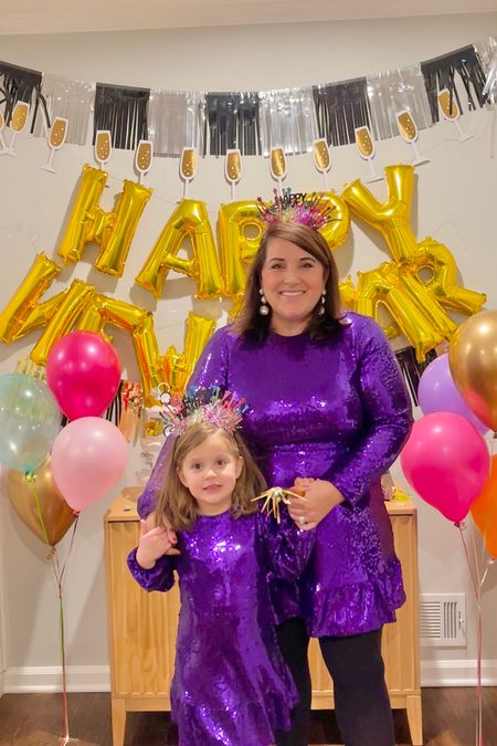Saying hello to 2023 ✌️ {and happy birthday to me} 

We are all about some sequins and balloons over here 🎈 ✨ 

Our Mommy and me matching sequin dresses are on sale! Order today and choose local pickup and you’ll be ready for NYE! 

#LTKSeasonal #LTKkids #LTKunder50