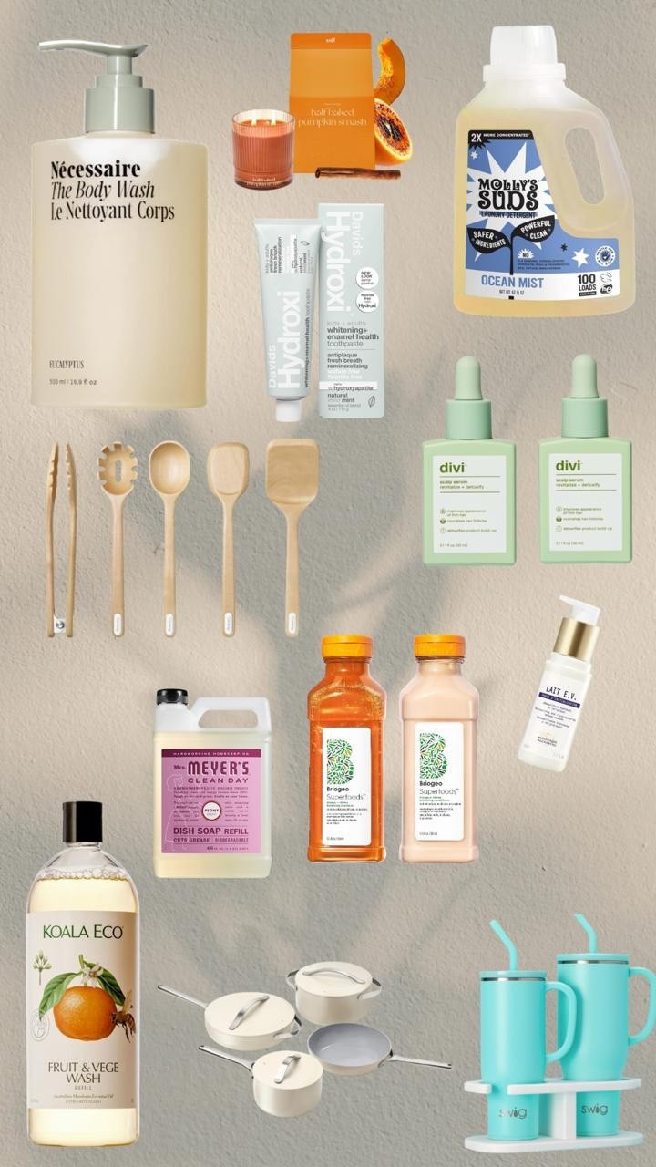 My non-toxic essentials 🌱

