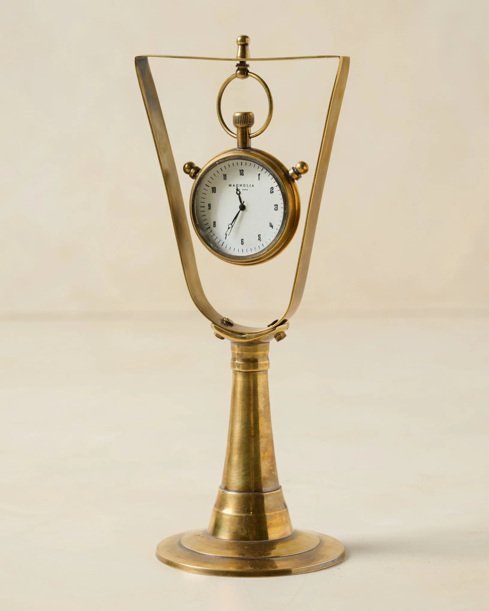 Antique Inspired Hanging Table Clock | Magnolia