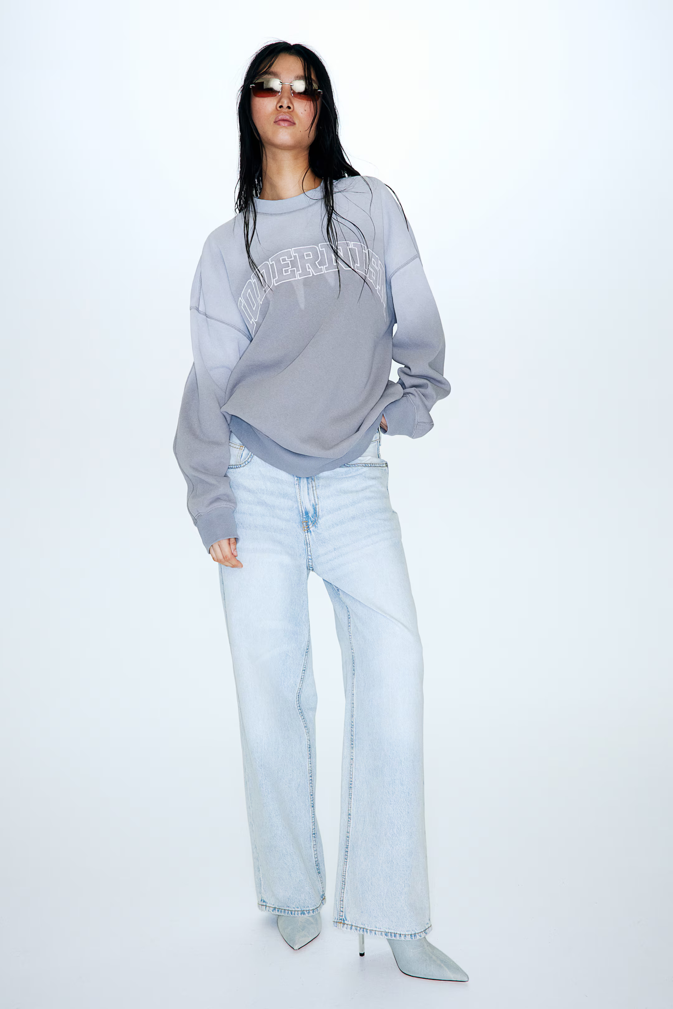 Oversized Printed Sweatshirt | H&M (US + CA)