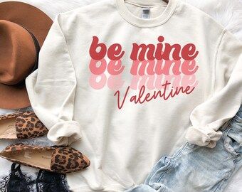 Retro Valentines Day Sweatshirt Valentines Day Sweatshirt | Etsy | Etsy (US)