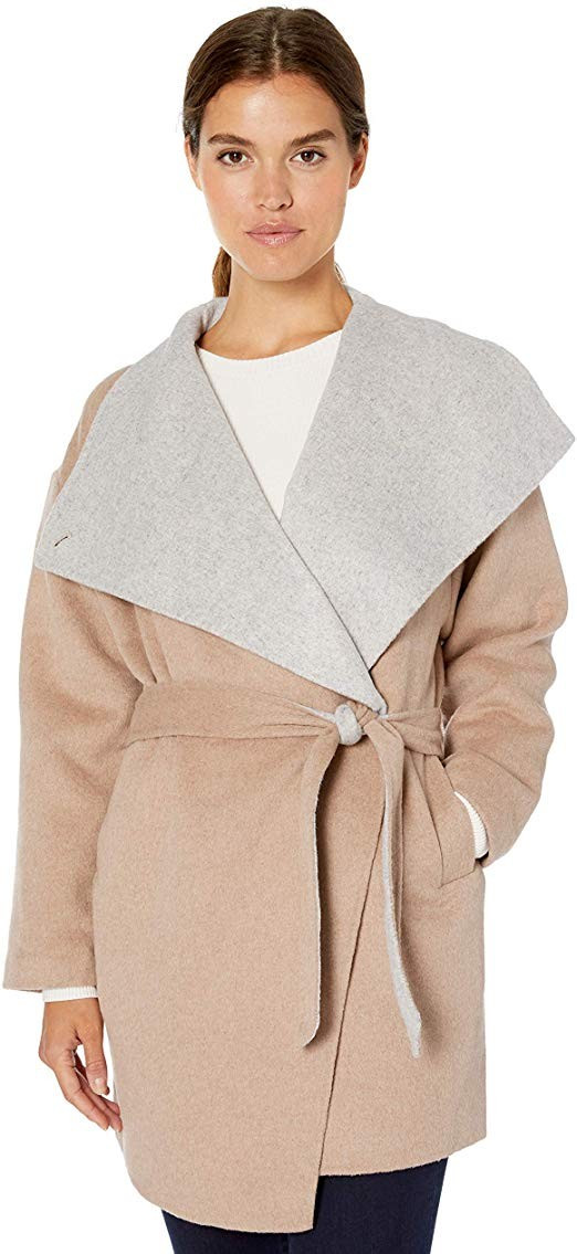 Amazon Brand - Daily Ritual Women's Double-Face Wool Short Coat | Amazon (US)