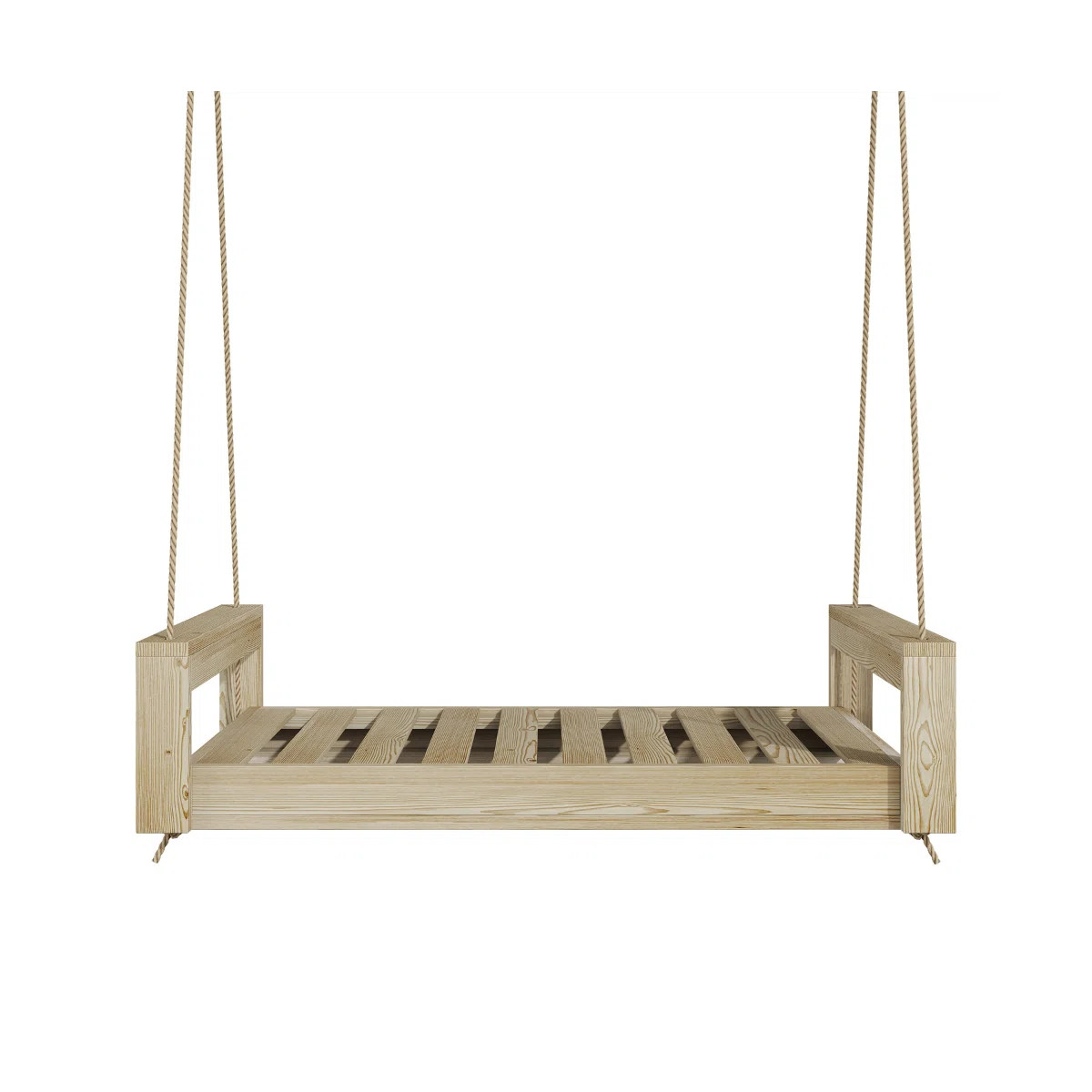 Zaxton Amish Casual The Lancaster Amish Crafted Porch Daybed Swing, Kiln Dried Pine | Wayfair North America