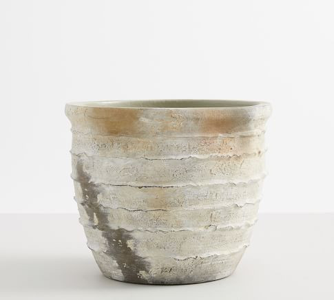 Artisan Hand Painted Terra Cotta Planter- 12.25"diam. | Pottery Barn (US)
